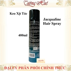 Keo xịt tóc Jacqualine Hair Spray tạo kiểu giữ nếp tóc - 400ml