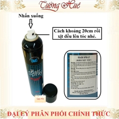 Keo xịt tóc Jacqualine Hair Spray tạo kiểu giữ nếp tóc - 400ml