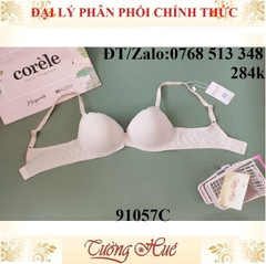 Áo lót nữ Marguerite-Paris 91057C trơn không gọng lưng chữ U.