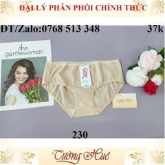 Quần lót nữ Cosy HCE 230 trơn lưng cao.