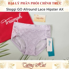 Quần lót nữ Triumph Sloggi GO Allround Lace Hipster AX Lưới Lưng Cao.