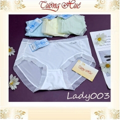 Quần Lót Nữ Thun Lạnh R'Mode Lady003 Cạp Vừa Phối Lưới Nữ Tính Đính Nơ Xinh