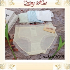 Quần Lót Nữ Thun Lạnh R'Mode Lady003 Cạp Vừa Phối Lưới Nữ Tính Đính Nơ Xinh