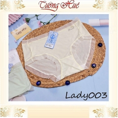 Quần Lót Nữ Thun Lạnh R'Mode Lady003 Cạp Vừa Phối Lưới Nữ Tính Đính Nơ Xinh