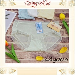 Quần Lót Nữ Thun Lạnh R'Mode Lady003 Cạp Vừa Phối Lưới Nữ Tính Đính Nơ Xinh