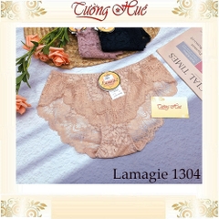 Quần Lót Nữ Lamagie 1304 Ren Cách Điệu Bản Lưng Vừa Mềm Mịn Thoáng Khí.
