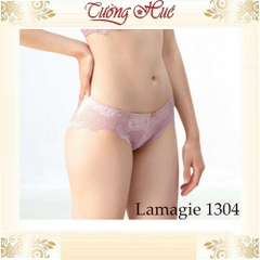 Quần Lót Nữ Lamagie 1304 Ren Cách Điệu Bản Lưng Vừa Mềm Mịn Thoáng Khí.