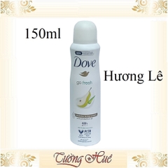 Xịt Khử Mùi Dove Nữ Anti-Perspirant Nhiều Mùi - 150ml (Có Lựa Chọn)