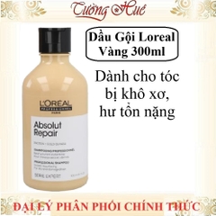 Dầu Gội Chăm Sóc Tóc Hư Tổn Loreal Serie Expert Absolut Repair - Vàng (Có Lựa Chọn)