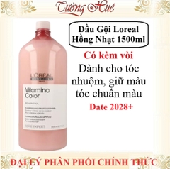Dầu Gội Cho Tóc Nhuộm Loreal Serie Expert A-ox Vitamino Color - Hồng Nhạt (Có Lựa Chọn)