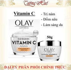[HàngCóTem] Kem Olay Luminous Niacinmamide Dưỡng Ẩm Làm Mờ Thâm Nám Và Đốm Nâu 50g - Có Lựa Chọn