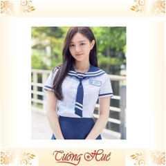 Áo lá Violet Spring dạng áo lá học sinh.
