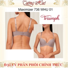 Áo lót nữ Triumph Maximizer 736 WHU 01 Áo lót nâng ngực có gọng màu trơn (đệm mút dày ~2.5cm)