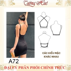 Áo lót nữ Lamagie A72 chữ U khoét lưng có gọng mút vừa 2cm( Kèm dây trong).