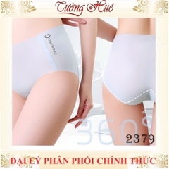 Quần Lót Nữ 2379 Cạp Cao Tàng Hình Su Đúc Không Đường May Mềm Mịn Thoáng Mát Màu Sắc Ngẫu Nhiên
