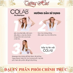 Dầu Gội Khô CoLab Dry Shampoo Nhiều Mùi Hương - 200ml (Có Lựa Chọn)