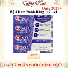 Kem Đánh Răng Crest 3D White Advanced Triple Whitening - 147g
