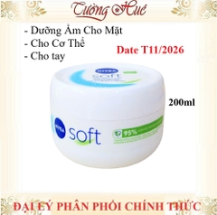 Kem Dưỡng Ẩm Nivea Đức Refreshingly Soft Moisturising Cream - 200ml