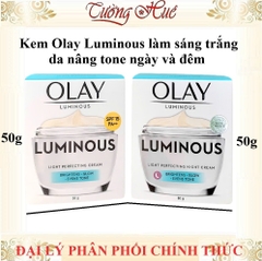 [HàngCóTem] Kem Olay Luminous làm sáng trắng da nâng tone ngày và đêm 50g - (Có lựa chọn)