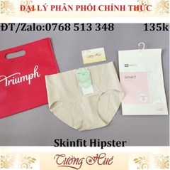 Quần lót nữ Triumph Skinfit Hipster su trơn lưng cao.