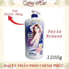 Sữa Tắm Nữ Pon Pon Đài Loan Nhiều Mùi - 1200g