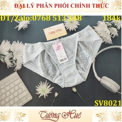 Quần lót nữ Bon Bon SV8021 ren lưới hoa văn, lưng vừa.