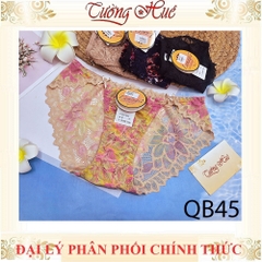 Quần Lót Nữ Lamagie QB45 Ren Cạp Thấp Cách Điệu Phối Nơ