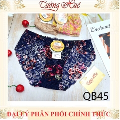 Quần Lót Nữ Lamagie QB45 Ren Cạp Thấp Cách Điệu Phối Nơ