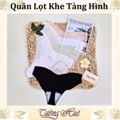 Quần Lót Nữ Lụa Trơn Lọt Khe Tàng Hình.