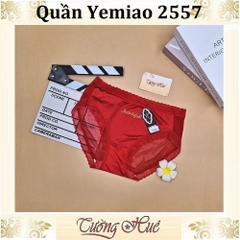 Quần Lót Nữ Ôm Mông Yemiao 2557 Chất lụa Viền Ren.