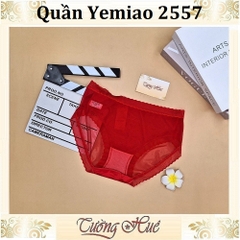 Quần Lót Nữ Ôm Mông Yemiao 2557 Chất lụa Viền Ren.