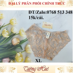 Quần lót nữ ren, màu ngẫu nhiên size XL.