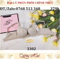 Áo lót nữ Bon Bon BSCB 3302 mút mỏng đệm tháo rời, lưng chữ U.
