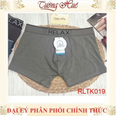 Quần Lót Dạng Đùi Boxer RELAX RLTK019 Bản Vừa Bông Cotton Thoáng Khí Khử Mùi