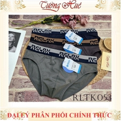 Quần Lót Nam RELAX RLTK053 Bông Cotton USA Thấm Hút Mềm Mịn Co Dãn Bản Lưng Vừa Thời Trang