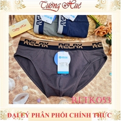 Quần Lót Nam RELAX RLTK053 Bông Cotton USA Thấm Hút Mềm Mịn Co Dãn Bản Lưng Vừa Thời Trang