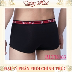 Quần Lót Nam Boxer Relax RLTK063 Cotton USA Thun Thoáng Khí Mềm Mịn Bản Lưng Nhỏ Kẻ Sọc Nam Tính