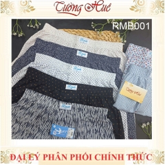 Quần Đùi Nam Mặc Nhà R'Mode RMB001 Kate Thái Mềm Mịn Chống Nhăn Thoáng Mát Họa Tiết Ngẫu Nhiên