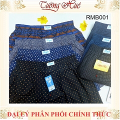 Quần Đùi Nam Mặc Nhà R'Mode RMB001 Kate Thái Mềm Mịn Chống Nhăn Thoáng Mát Họa Tiết Ngẫu Nhiên