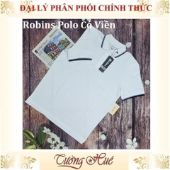 Áo Thun Polo Nam Thái Lan Robins Có Viền Tay Ngắn Thun Co Giãn Thoáng Khí.