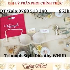 Áo lót nữ Triumph Style Dorothy WHUD có gọng cúp ngang nâng ren.