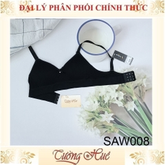 Áo Dạng Bra Thun Gân Tăm Mút Mỏng Phối Nơ SOVITEX by Relax SAW008.