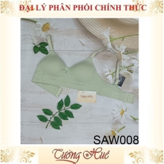 Áo Dạng Bra Thun Gân Tăm Mút Mỏng Phối Nơ SOVITEX by Relax SAW008.