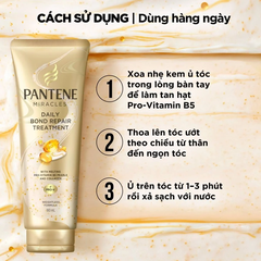 Ủ Tóc Chuyên Sâu Mỗi Ngày Pantene Miracles Intensive Daily Treatment Mask 180ml/300ml