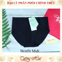 Quần lót nữ Triumph Skinfit Midi su trơn lưng vừa.