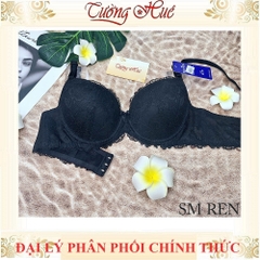 Áo Lót Nữ Bra Aeon Ren Có Gọng Mút Siêu Mỏng Bản Lưng Vừa 3 Móc Cài