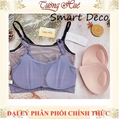 Áo Bra Nữ Triumph Smart Deco P-R Không Gọng Mút Mỏng 2 Kiểu Mặc.