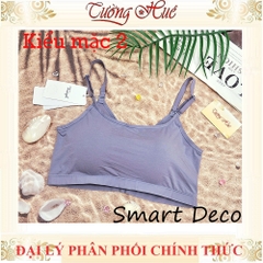 Áo Bra Nữ Triumph Smart Deco P-R Không Gọng Mút Mỏng 2 Kiểu Mặc.