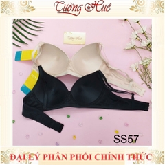 Áo Lót Nữ JINTANA SS57 Không Gọng Mút Siêu Mỏng Đứng Form Quả Nhọn Trơn