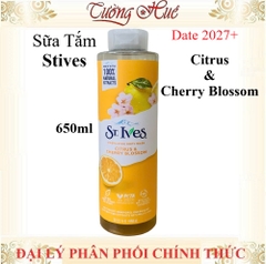 Sữa Tắm St.Ives Body Wash Nhiều Mùi - 650ml